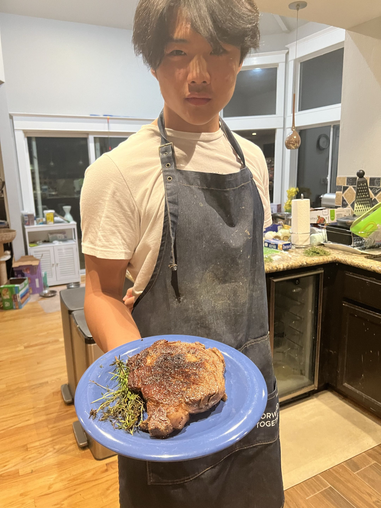 The finished plate