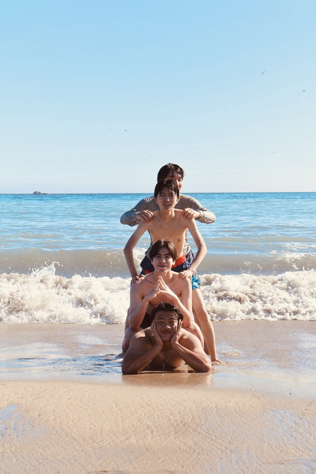 Human pyramid