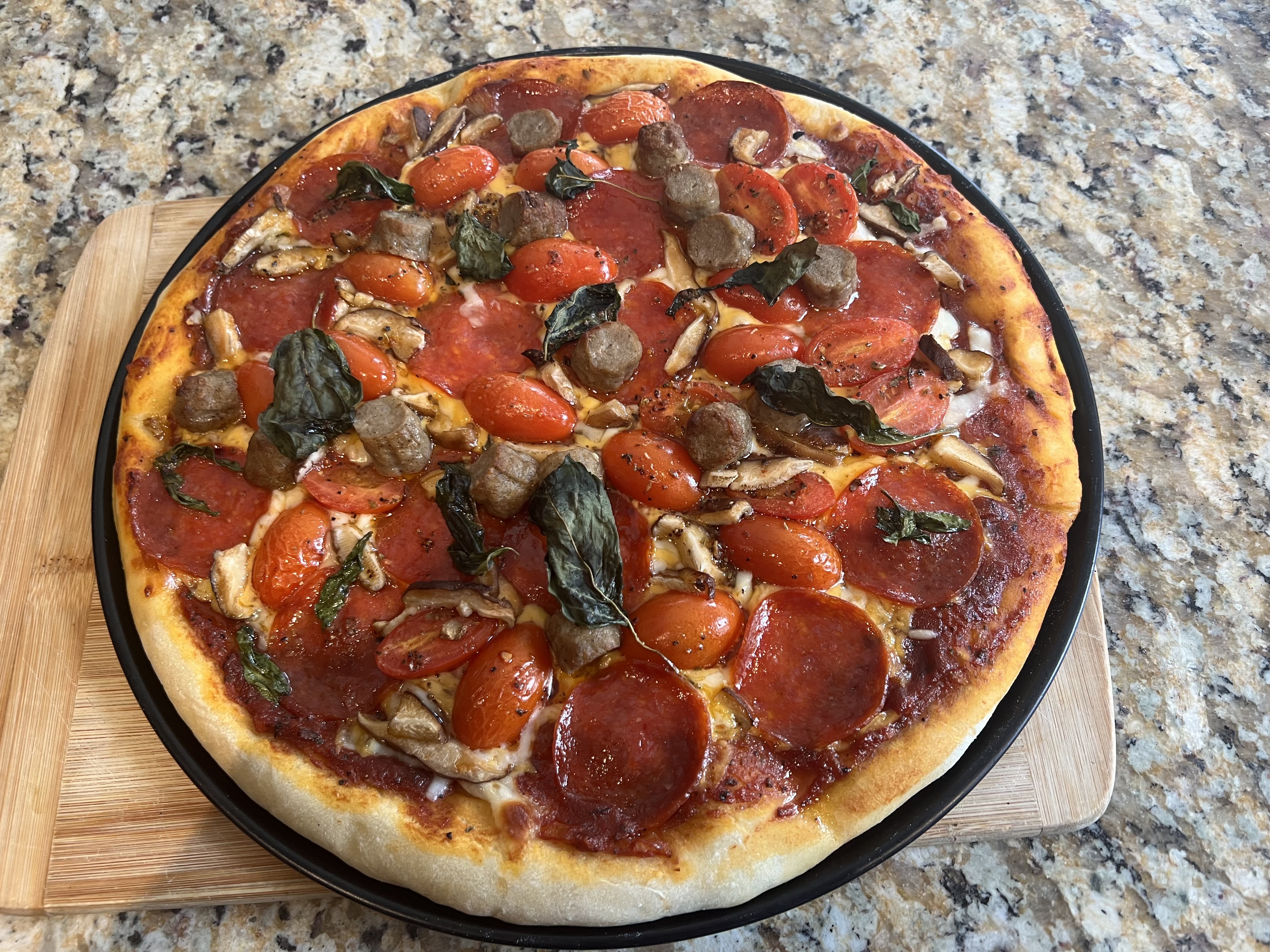 Out of the oven