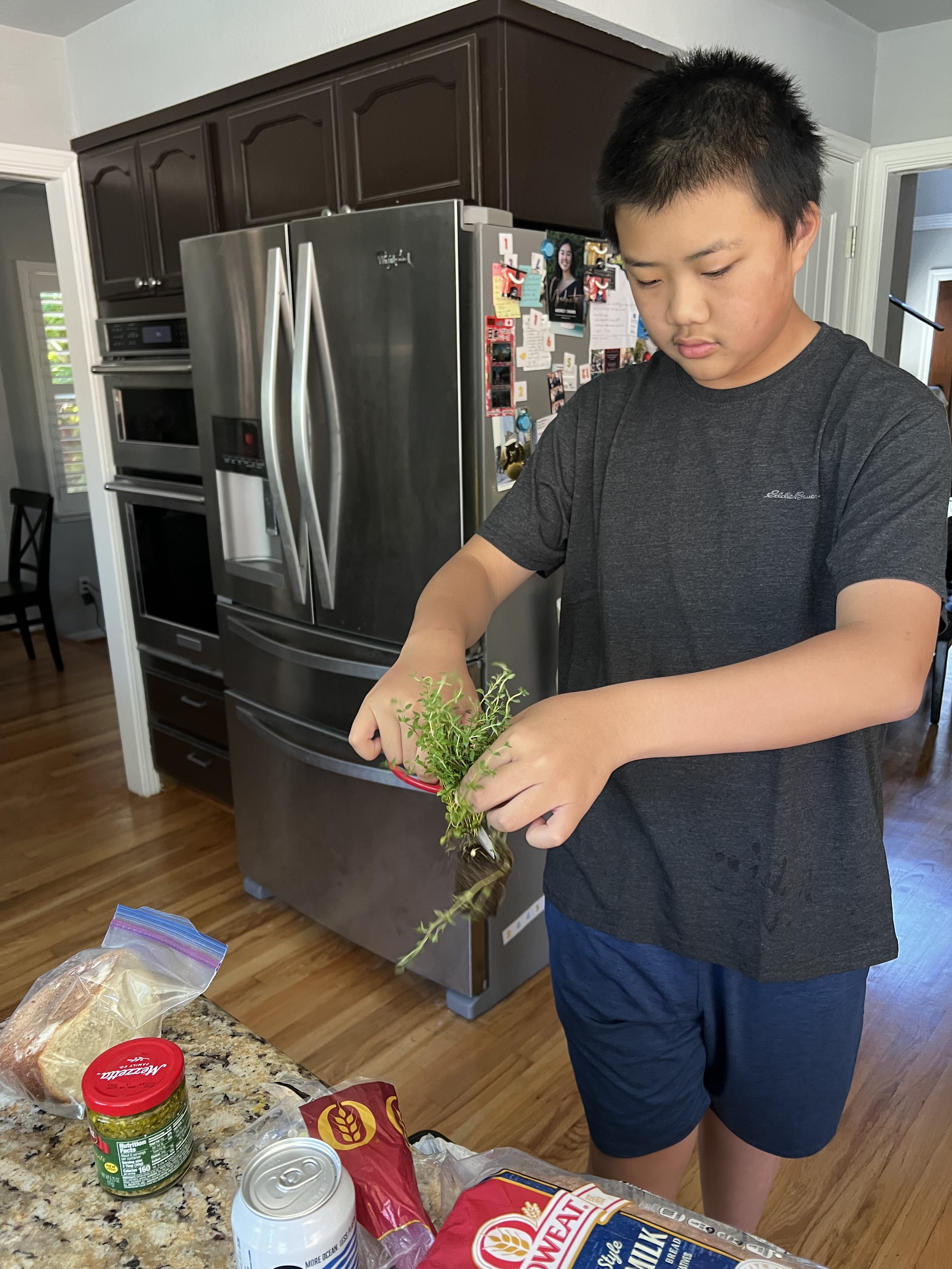 Trimming the thyme