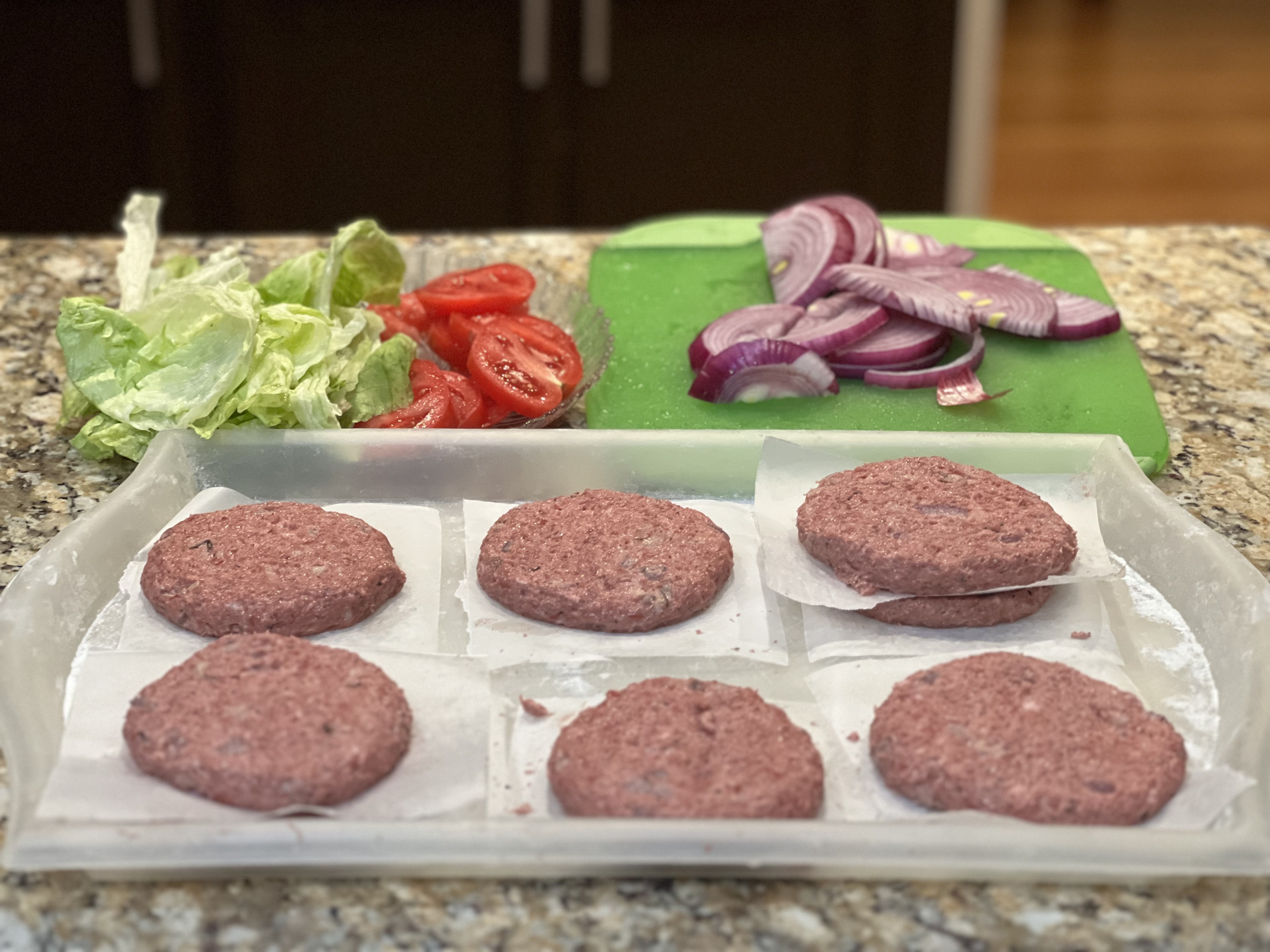 Patties and fixings