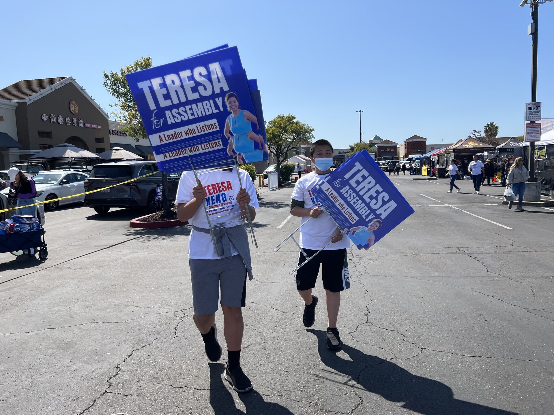 Helping Teresa Kang Canvass