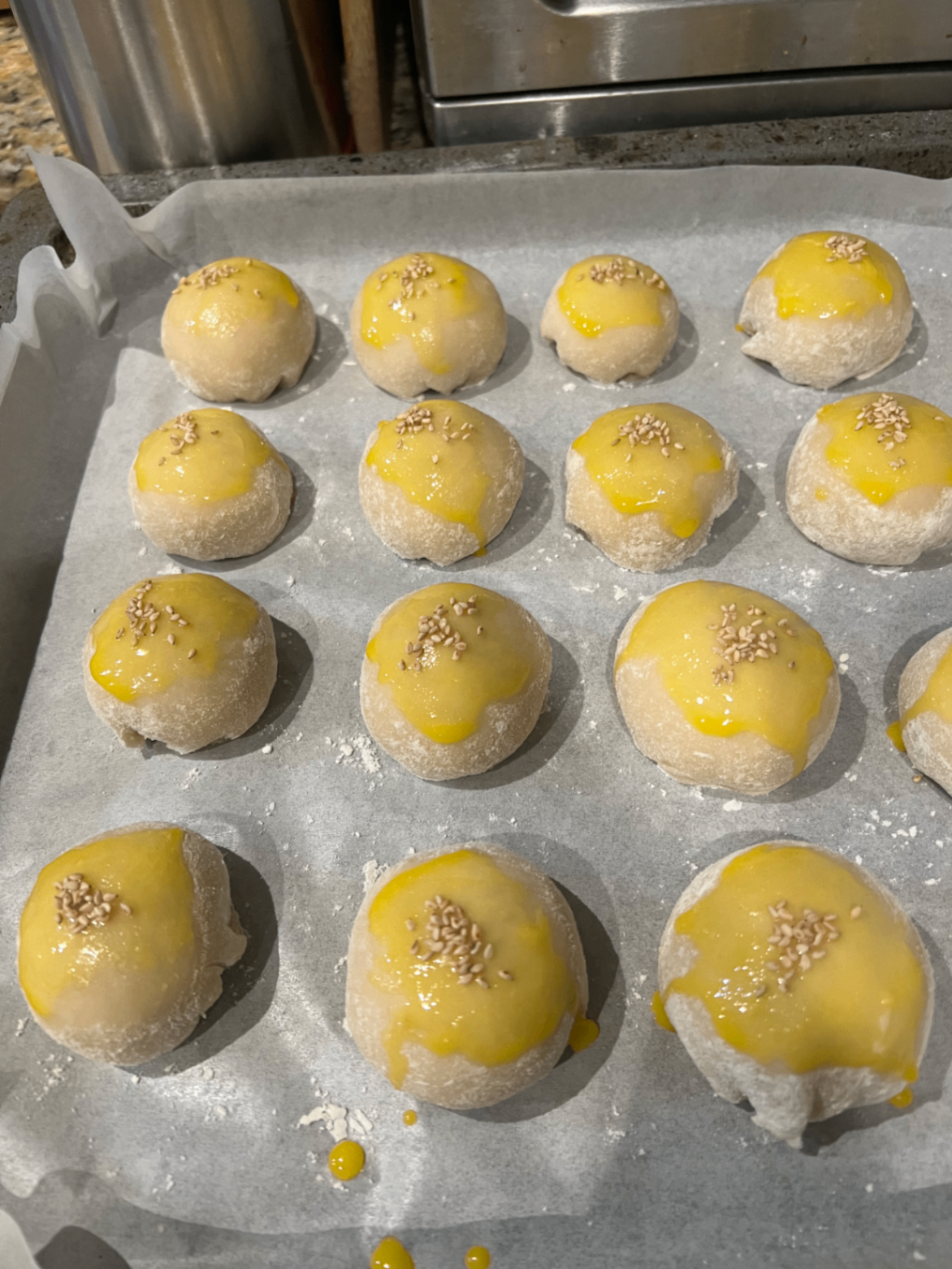 Mooncakes before the bake