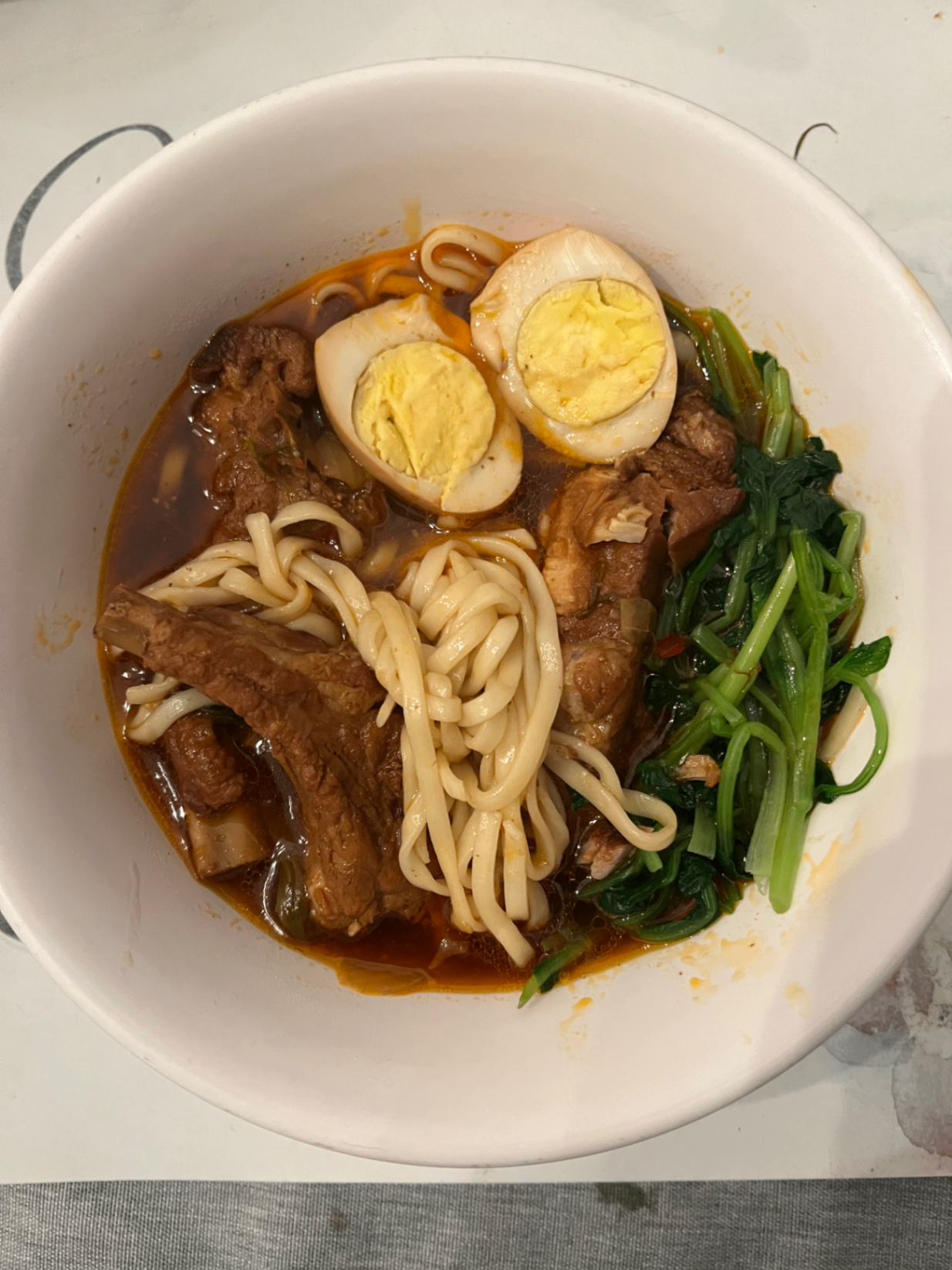 Braised rib ramen