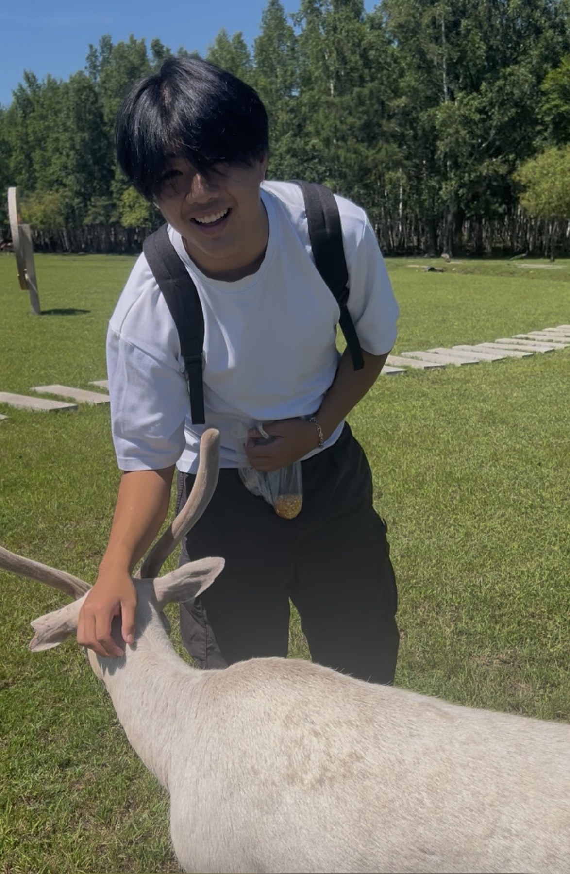 A new friend at the farm
