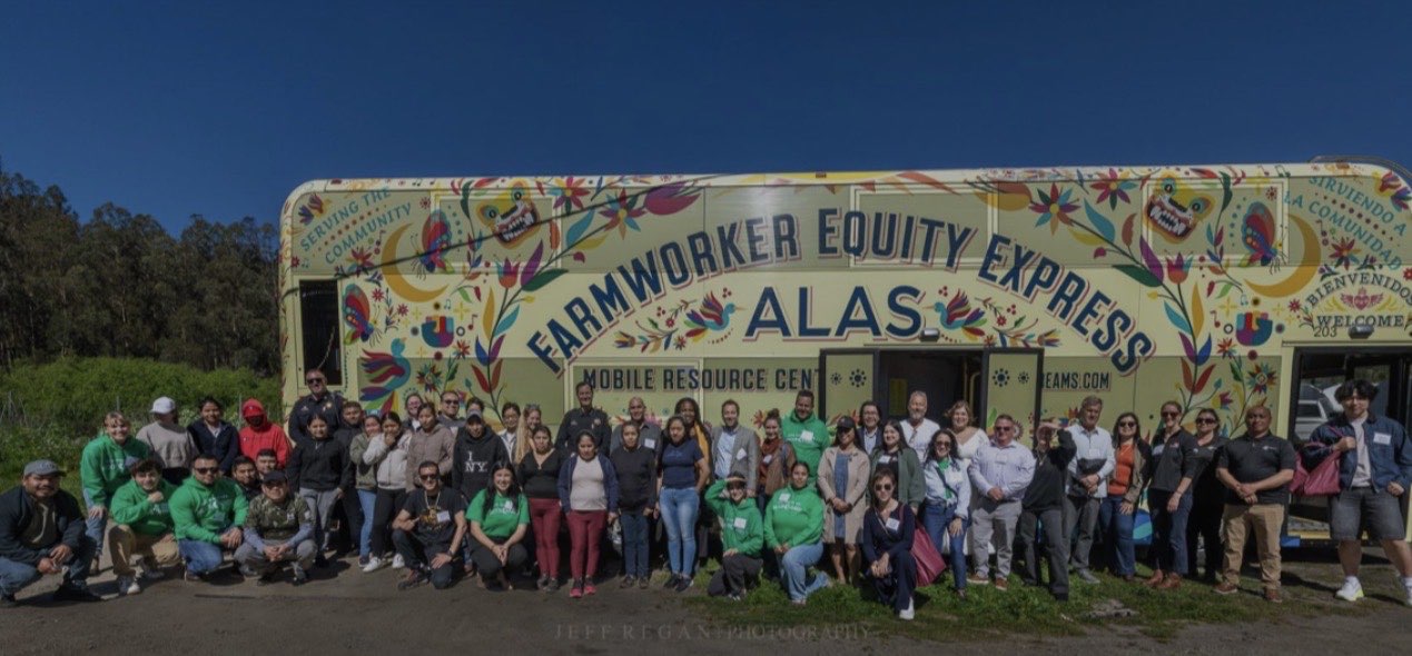 The Farmworker Equity Express we fundraised for with ALAS